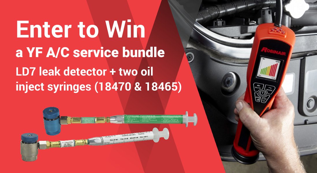 Robinair can best outfit your shop to get YF ready