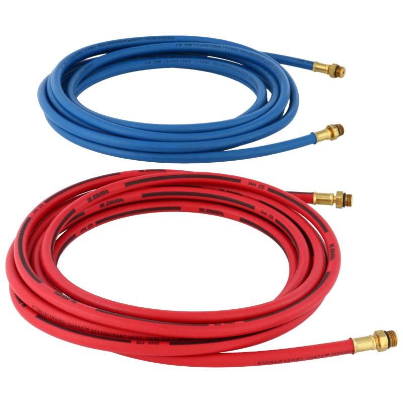 70130 18 ft R134A Red and Blue Hose Set right photo